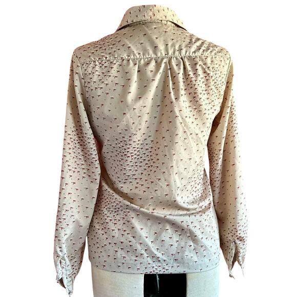 Vintage Top Womens Size Small Soft Retro Modest Classic Professional Casual - Picture 5 of 7